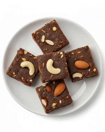 Dates and nuts barfi