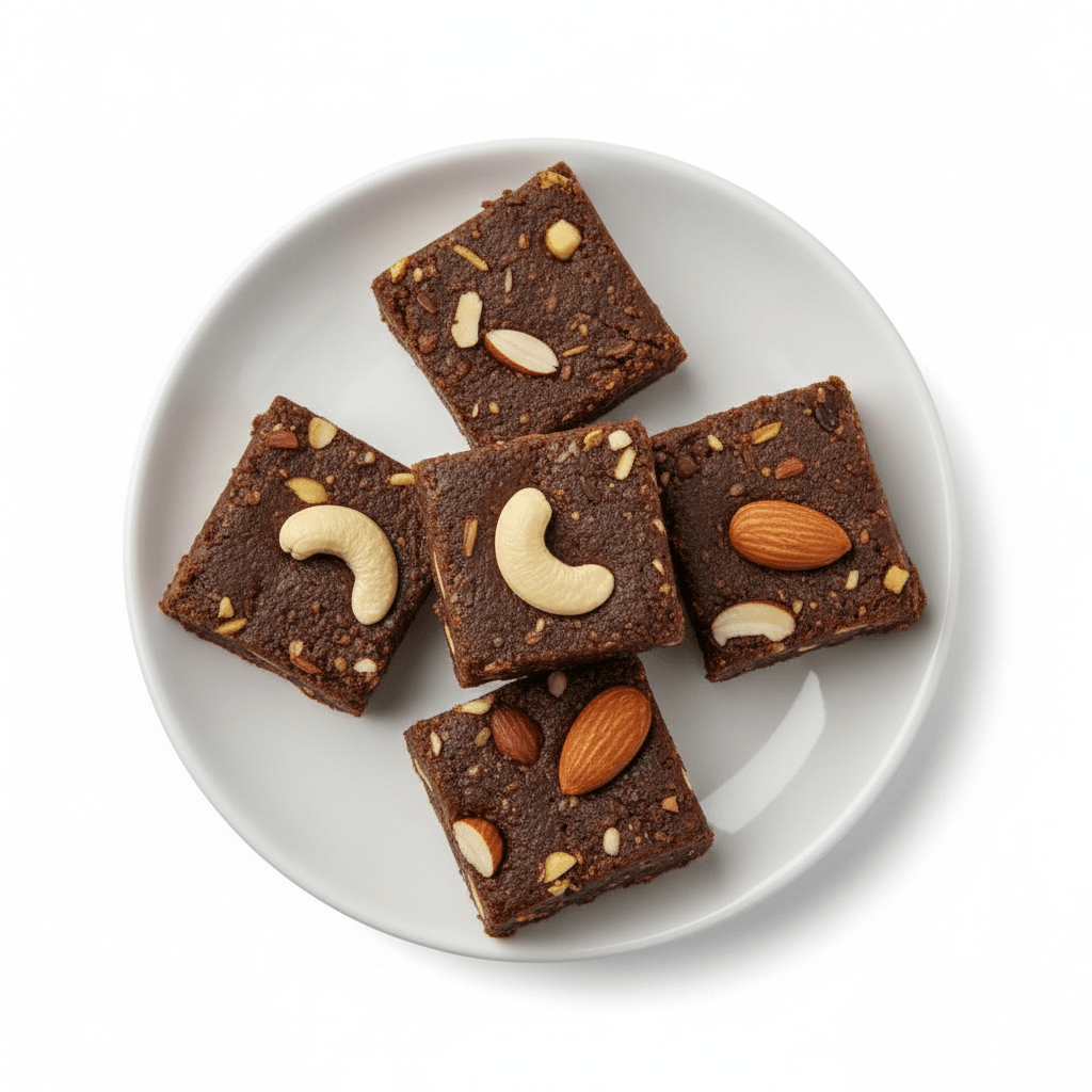 Dates and nuts barfi